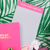 The Chez Gagné Lined Notepad in Pink