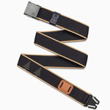 Arcade Blackwood Elastic Belt Black/Sand flat lay