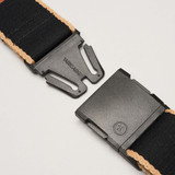 Arcade Blackwood Elastic Belt Black/Sand buckle detail