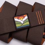 The Arcade Belts DDC Go Easy Elastic Belt in Brown