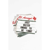 El Arroyo Cocktail Napkins - Buzzed Enough