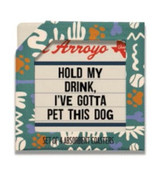 El Arroyo Coaster Set Raise The Woof single