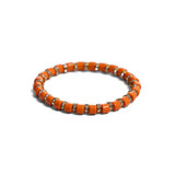 Daily Candy Dream in Color Enamel and Rhinestone Bracelets in orange