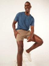The Chubbies Men's 6 inch Everywear Performance Shorts in Dark Khaki