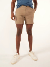 The Chubbies Men's 6 inch Everywear Performance Shorts in Dark Khaki