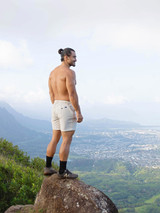 The Chubbies Men's 6 inch Everywear Performance Shorts in Light Khaki