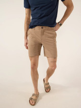 The Chubbies Men's 8 inch Everywear Performance Shorts in Dark Khaki
