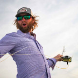 Poncho Men's Western Rogers Button Down Shirt in Purple Microcheck