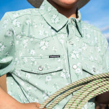 Poncho Outdoors Boys' Western Snapshirt