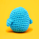 The Woobles Pierre the Penguin Crochet Kit in Blue back view