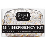 Pinch Provisions Sequin Minimergency Kit sparkle pouch contents display