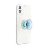 PopSockets Clear Iridescent PopGript front view