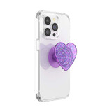 The PopSockets Phone Grip in Iridescent Confetti Dreamy Heart
