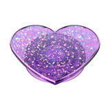 PopSockets Iridescent Confetti Dreamy Heart PopGrip side angle