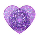 The PopSockets Phone Grip in Iridescent Confetti Dreamy Heart