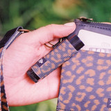 The Thread Wallets Lip Balm Holder in the Hendrix colorway