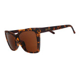 The Acetate Polarized Oval CC Sunglasses 5469-B-A in Tortoise Brown