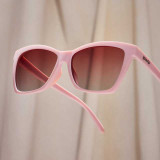 The Acetate Polarized Oval CC Sunglasses 5469-B-A in Light Pink