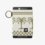 The Thread Wallets Elastic Wallet in Palm Tree