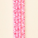 The Darling Effect Tumbler Straw Set in Hot Pink Check