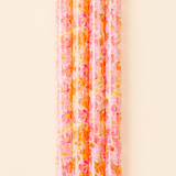 The Darling Effect Tumbler Straw Set in Secret Garden Pink full view