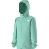 The North Face Girls' Youth Zipline Rain Jacket in Bright Foam
