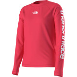 The North Face Girls' Youth Amphibious Long Sleeve in Hibiscus