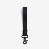 The Thread Wallets Wrist Lanyard in the Black colorway