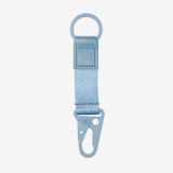 The Thread Wallets Keychain in the Surf Blue colorway