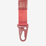 The Thread Wallets Keychain in the Red colorway