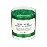 The Smells Like Christmas Spirit Candier Holiday Glitter Soy Candle