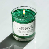 The Smells Like Christmas Spirit Candier Holiday Glitter Soy Candle
