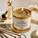 The All My Jingle Ladies Candier Holiday Glitter Soy Candle