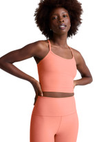 Beyond Yoga Women's Spacedye Racerback Crop Top in Dreamsicle Heather