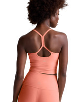 Beyond Yoga Women's Spacedye Racerback Crop Top in Dreamsicle Heather