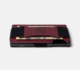 The Ridge Wallet Classic Wallet in Black Cherry Red