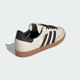 The Adidas Women's Samba OG Shoes in Cream White and Black