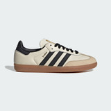 The Adidas Women's Samba OG Shoes in Cream White and Black
