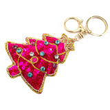 JOIA Sequin Christmas Tree Keychain