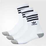 adidas Kids' Roller Crew Socks in White