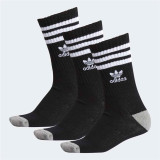 adidas Kids' Roller Crew Socks in Black