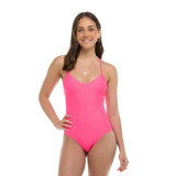 Body Glove Women's Smooths Sandbar One-piece Bathing Suit Bubble Gum front view