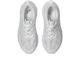 The Asics Women's Novablast 5 Running Shoes in White and Piedmont Grey