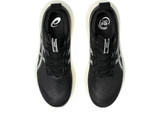 The Asics Men's Gel-Nimbus 27 Running Shoes in Black and White