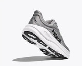The Hoka Men's Bondi 9 Running Shoes in Galactic Grey and Steller Grey
