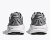 The Hoka Men's Bondi 9 Running Shoes in Galactic Grey and Steller Grey