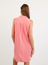 Bella Dahl Women's Sleeveless A-Line Dress in Wild Coral