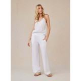 Bella Dahl Women's Smock Waist Pants in white