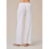 Bella Dahl Women's Smock Waist Pants in white