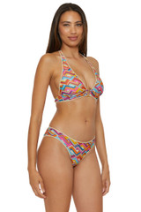 Becca Women's Las Palmas Mira Halter Bikini Top